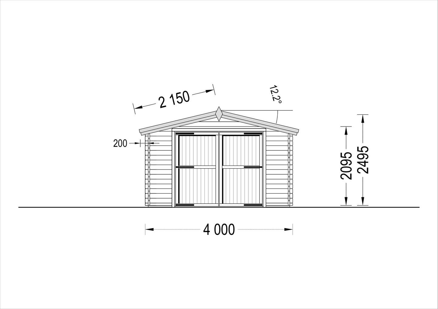 CLASSIC GARAGE 4.00 X 5.95