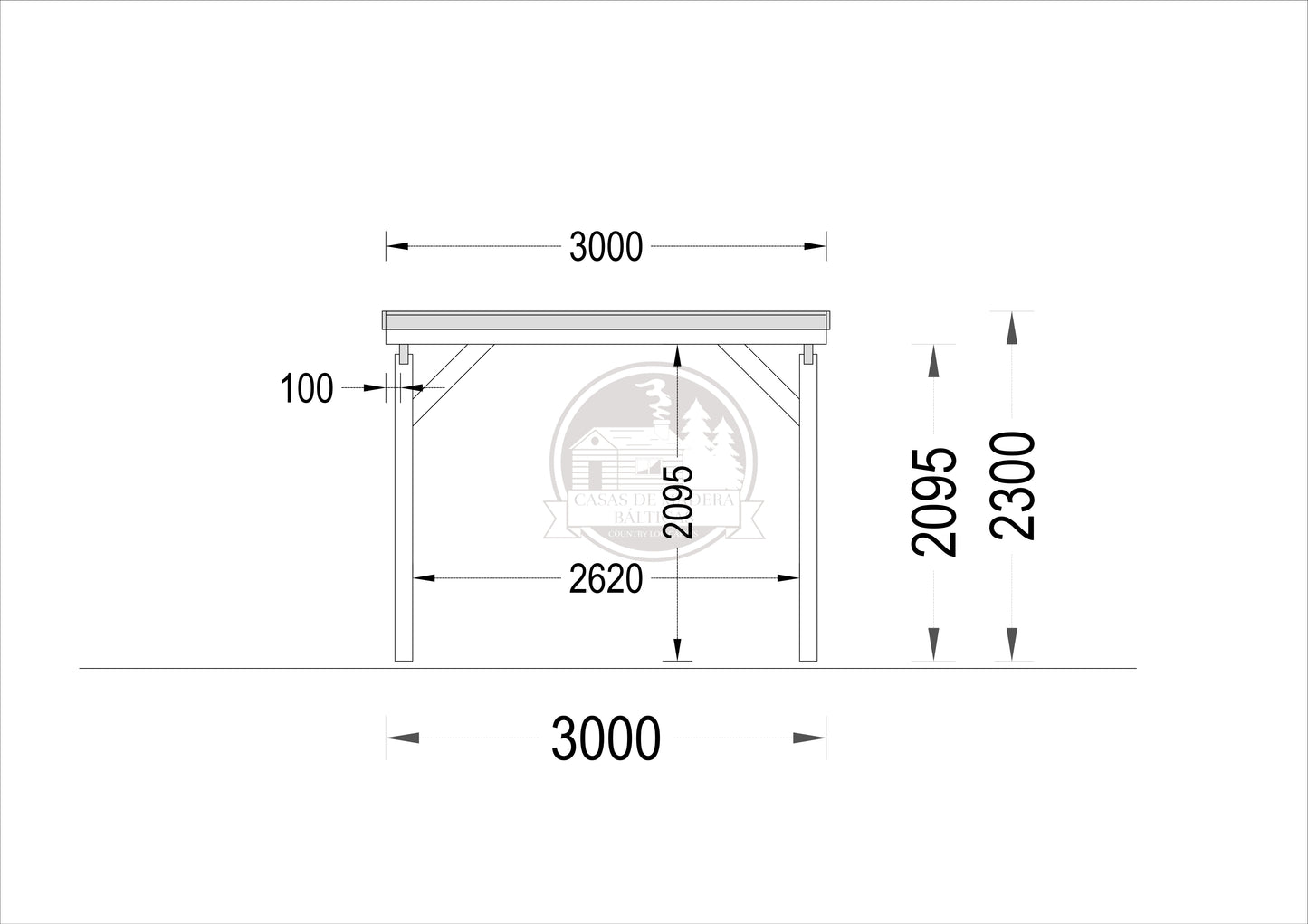 Trip 3x6 Pergola