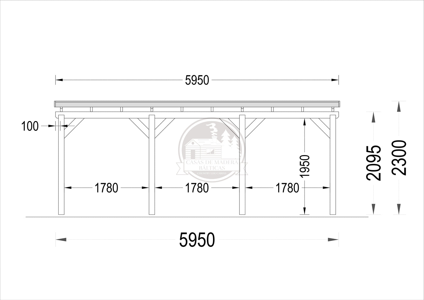 Trip 3x6 Pergola