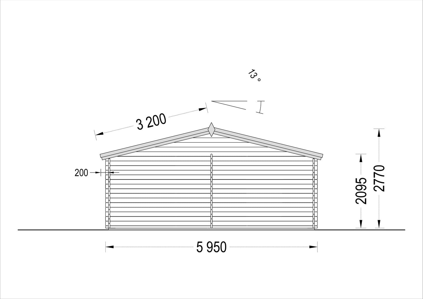 DOUBLE GARAGE 8.00 X 5.95