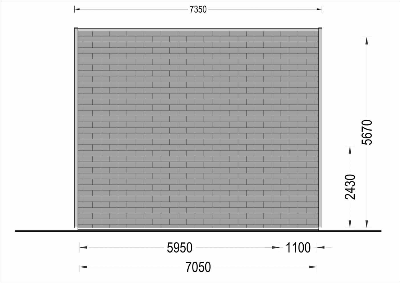 plano tejado casa de madera INDI