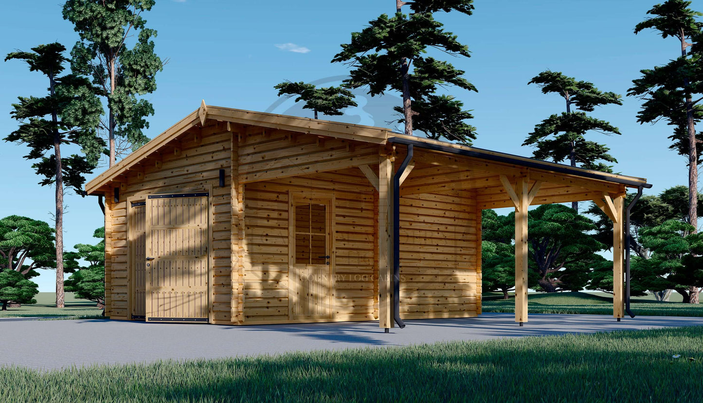 GARAGE + CARPORT