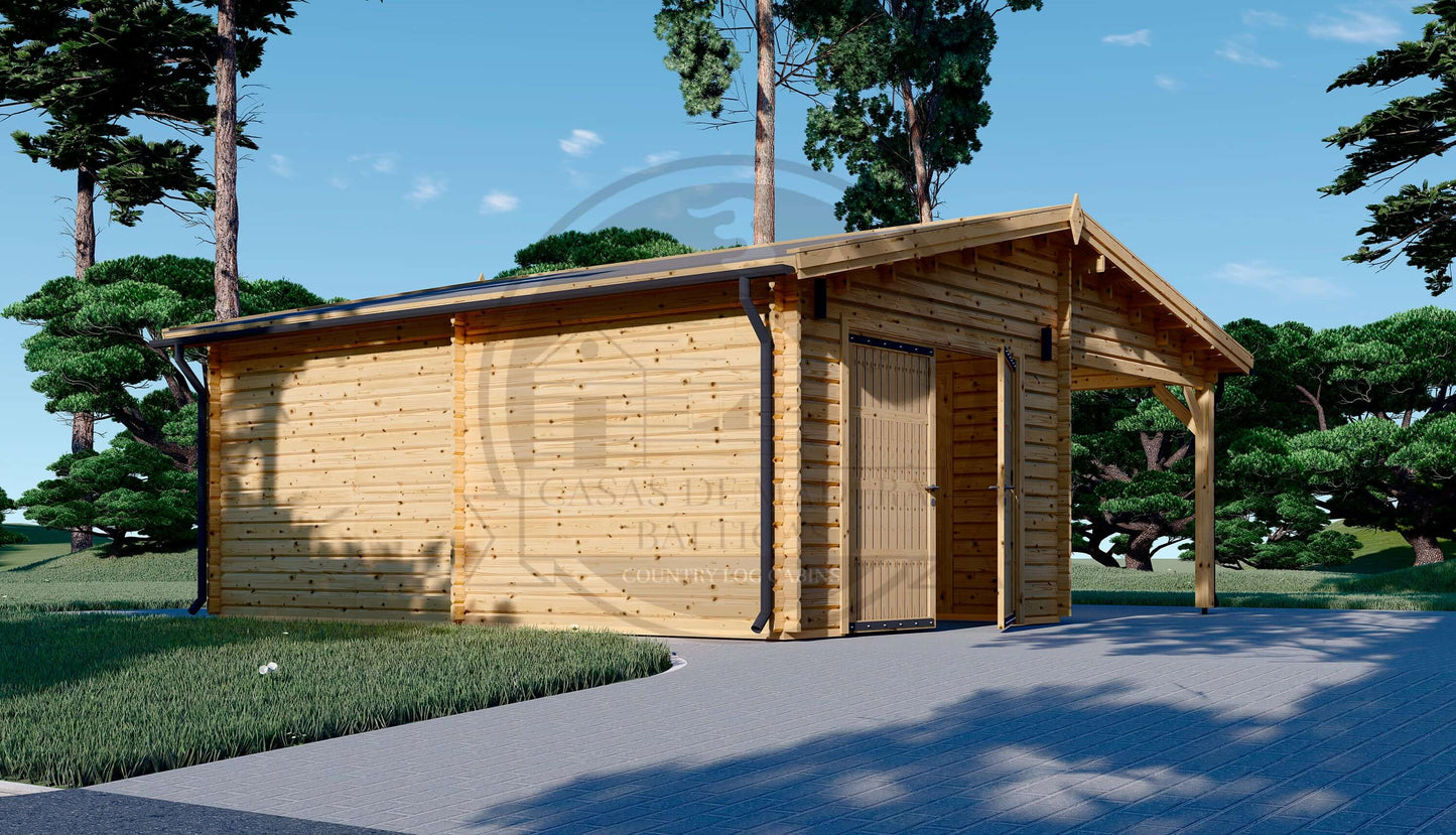 GARAGE + CARPORT