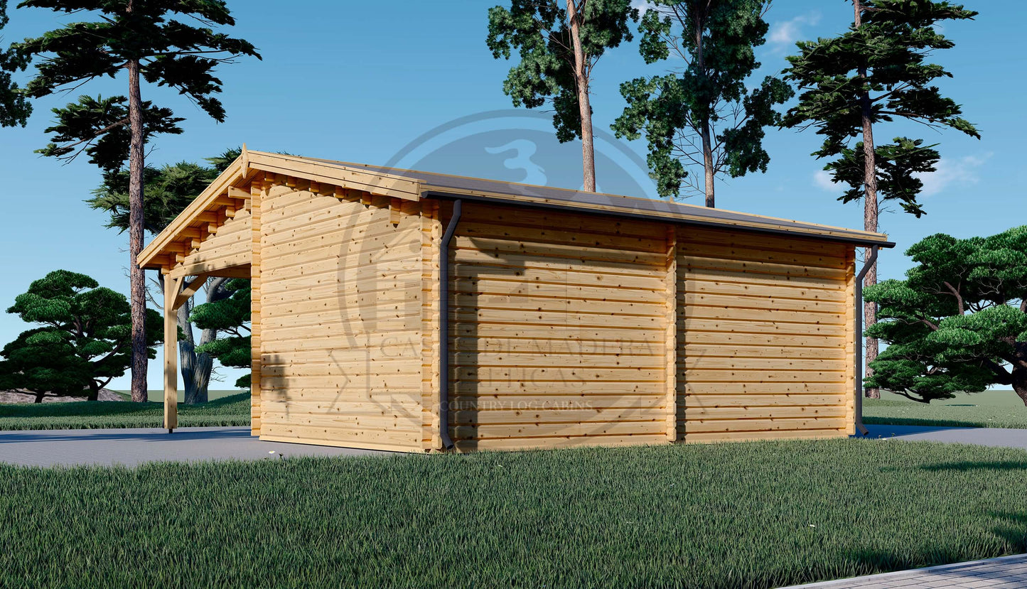 GARAGE + CARPORT