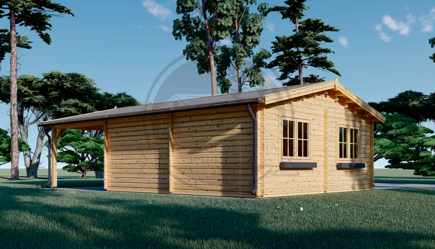 GARAJE DOBLE + CARPORT