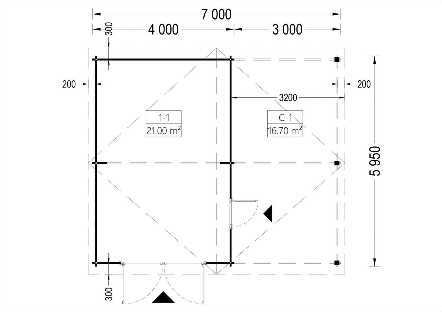 GARAGE + CARPORT