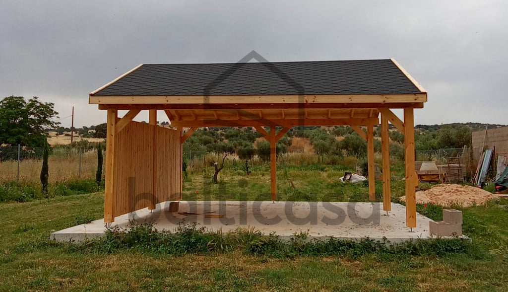 Foto real de PÉRGOLA MOON DOBLE 6X6