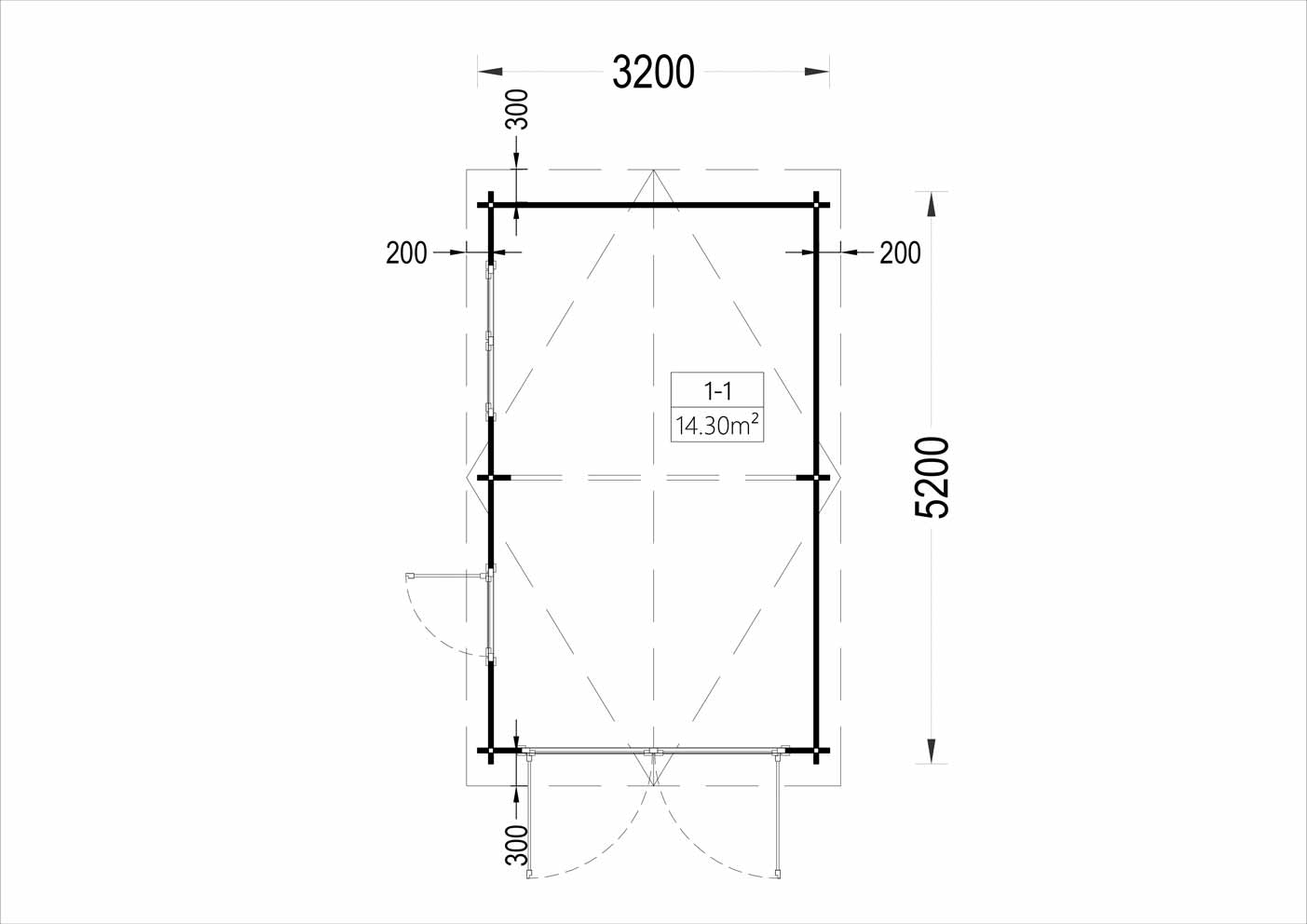 GARATGE SIMPLE 3,2X5,2