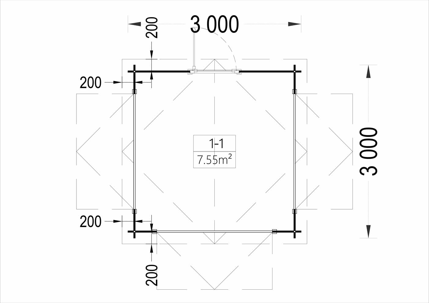 3X3 KIOSK