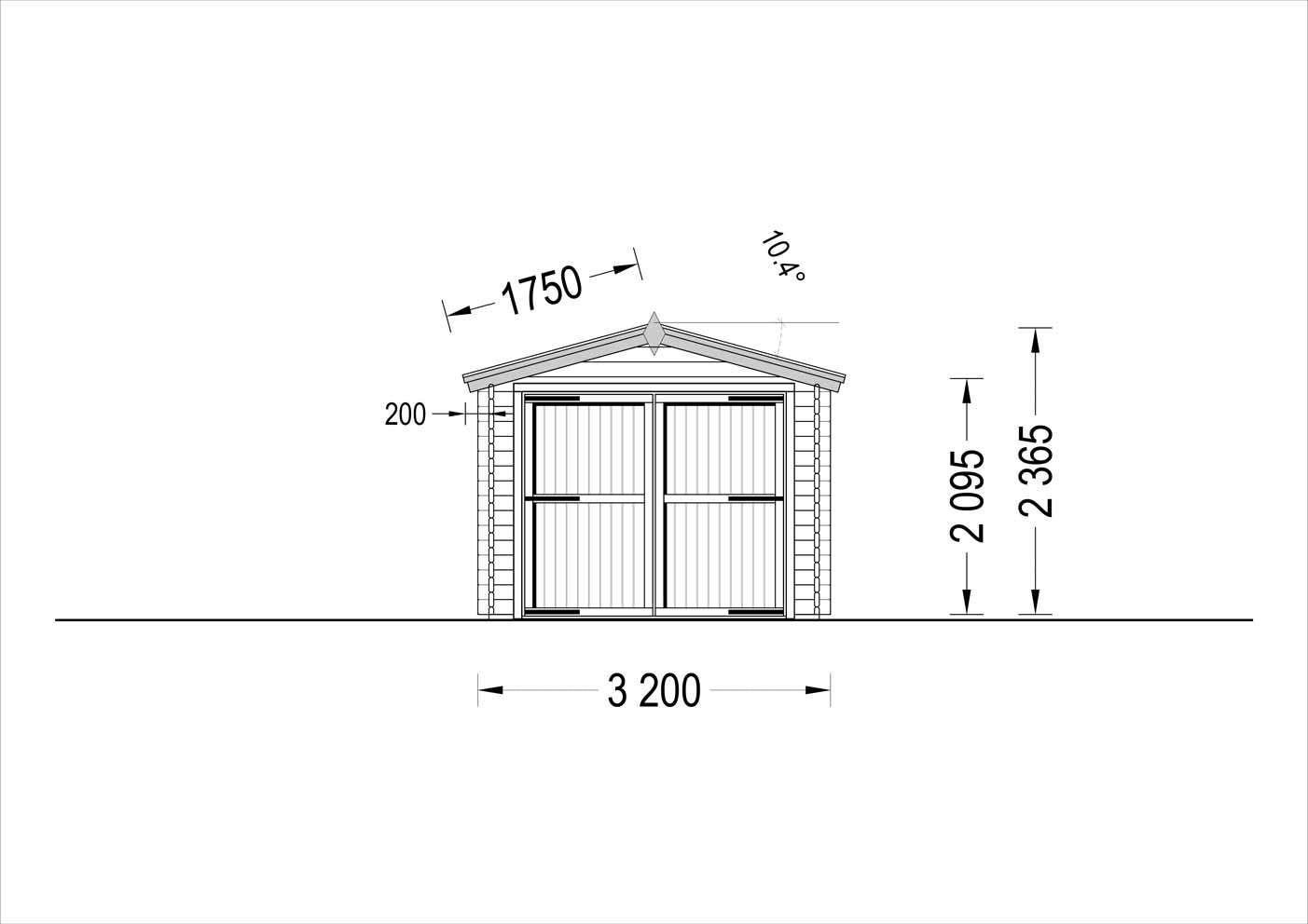 GARATGE SIMPLE 3,2X5,2