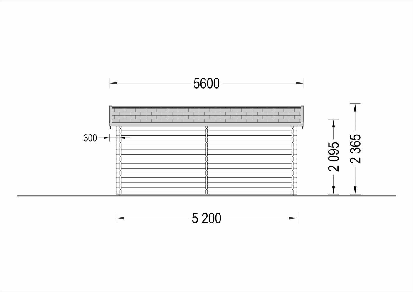 GARATGE SIMPLE 3,2X5,2