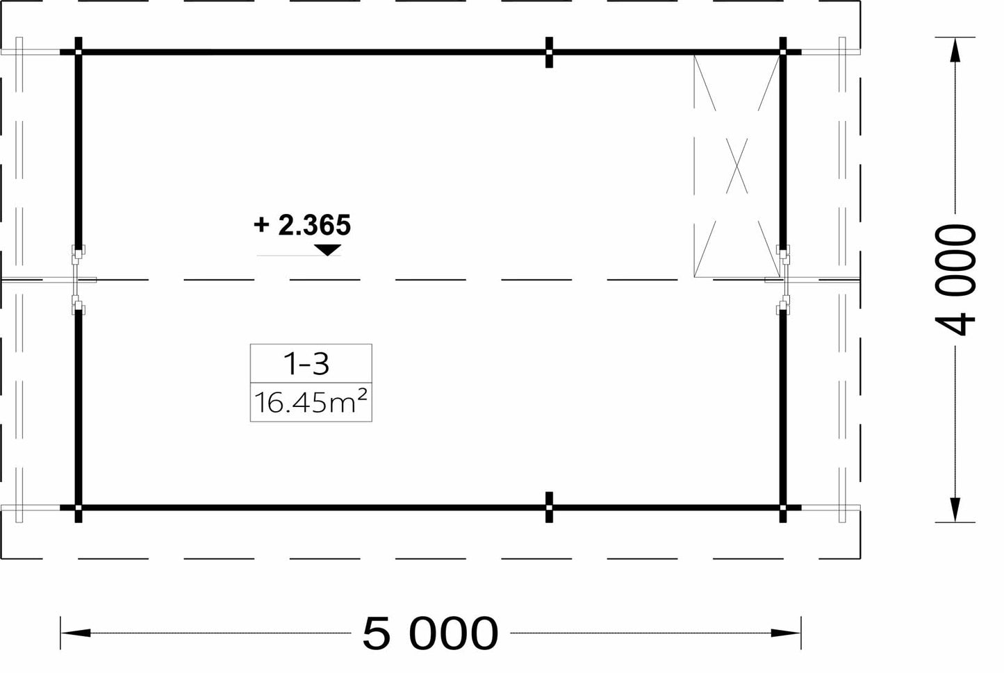  plano primera planta casa de madera AVIÓN